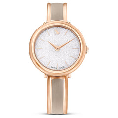 Crystalline bangle watch