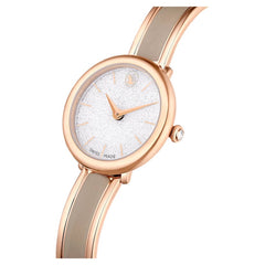 Crystalline bangle watch