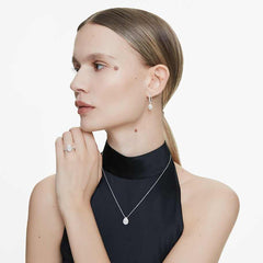 Eternity halo solitaire pendant