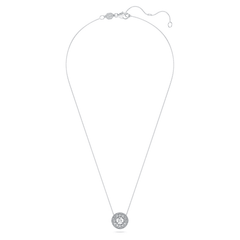 Eternity halo solitaire pendant