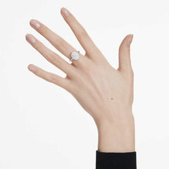 Eternity halo solitaire ring