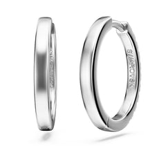 Eternity hoop earrings