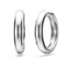 Eternity hoop earrings