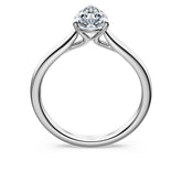 Eternity solitaire ring