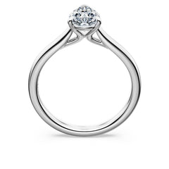 Eternity solitaire ring
