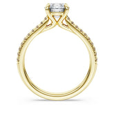 Eternity solitaire ring