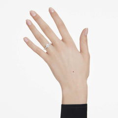 Eternity solitaire ring