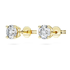Eternity solitaire stud earrings
