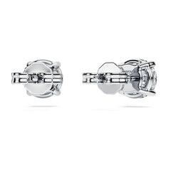 Eternity solitaire stud earrings