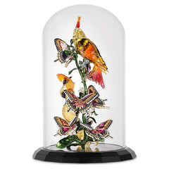 Idyllia Birds and Butterflies Bell Jar