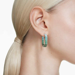 Matrix hoop earrings