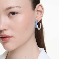 Matrix hoop earrings