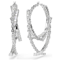 Matrix hoop earrings