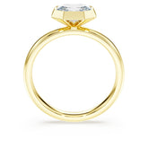 Octagon bezel ring