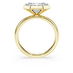 Octagon bezel ring