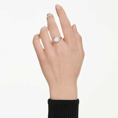 Octagon bezel ring