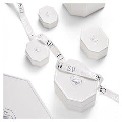 Octagon stud earrings