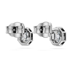 Octagon stud earrings