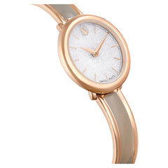 Crystalline bangle watch