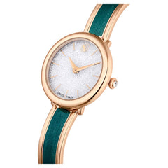 Crystalline bangle watch