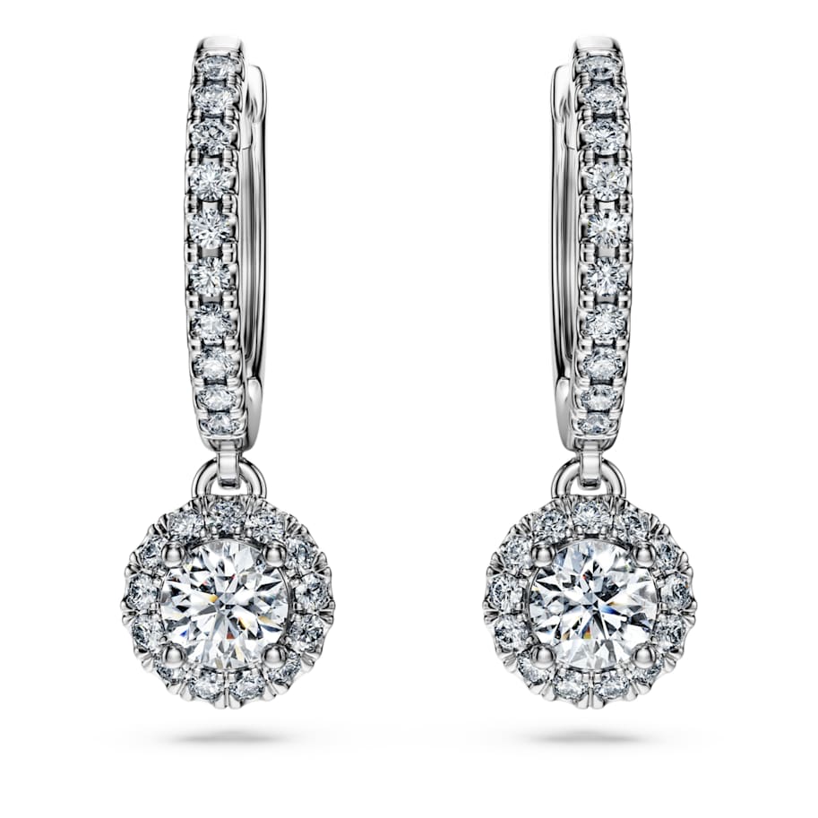 Eternity drop earrings