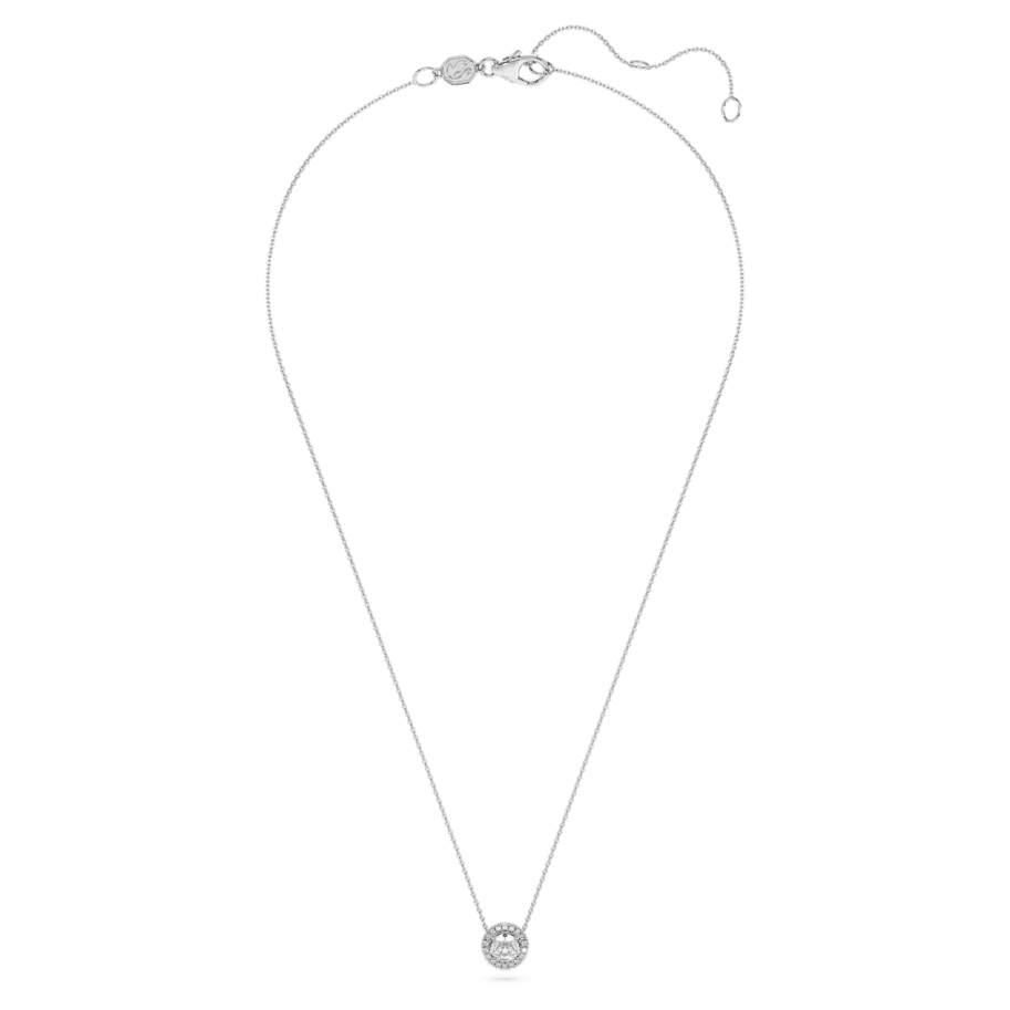 Eternity halo solitaire pendant