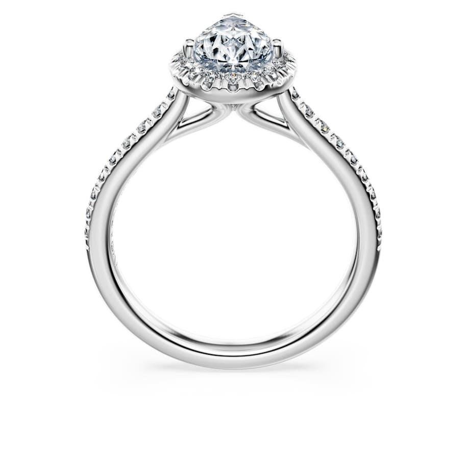 Eternity halo solitaire ring