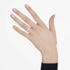 Eternity halo solitaire ring