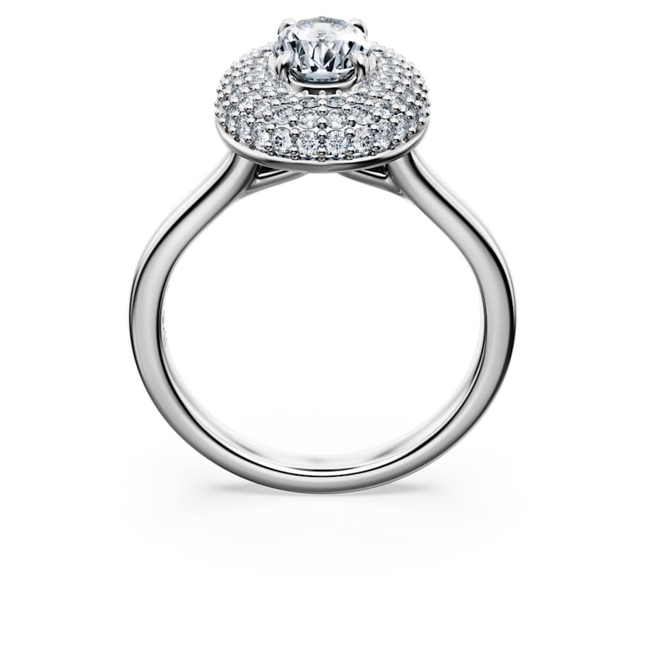 Eternity halo solitaire ring