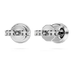 Eternity halo stud earrings