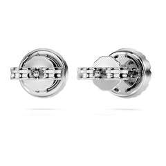 Eternity halo stud earrings