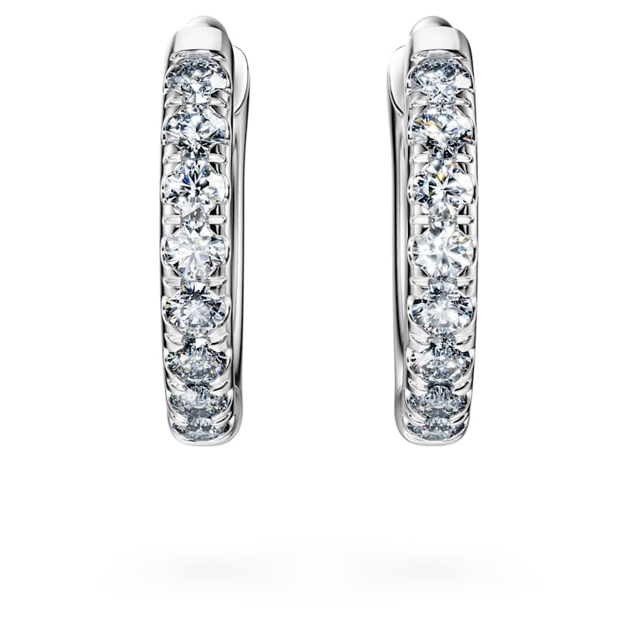 Eternity hoop earrings