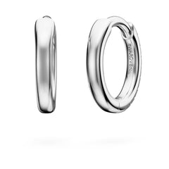 Eternity hoop earrings