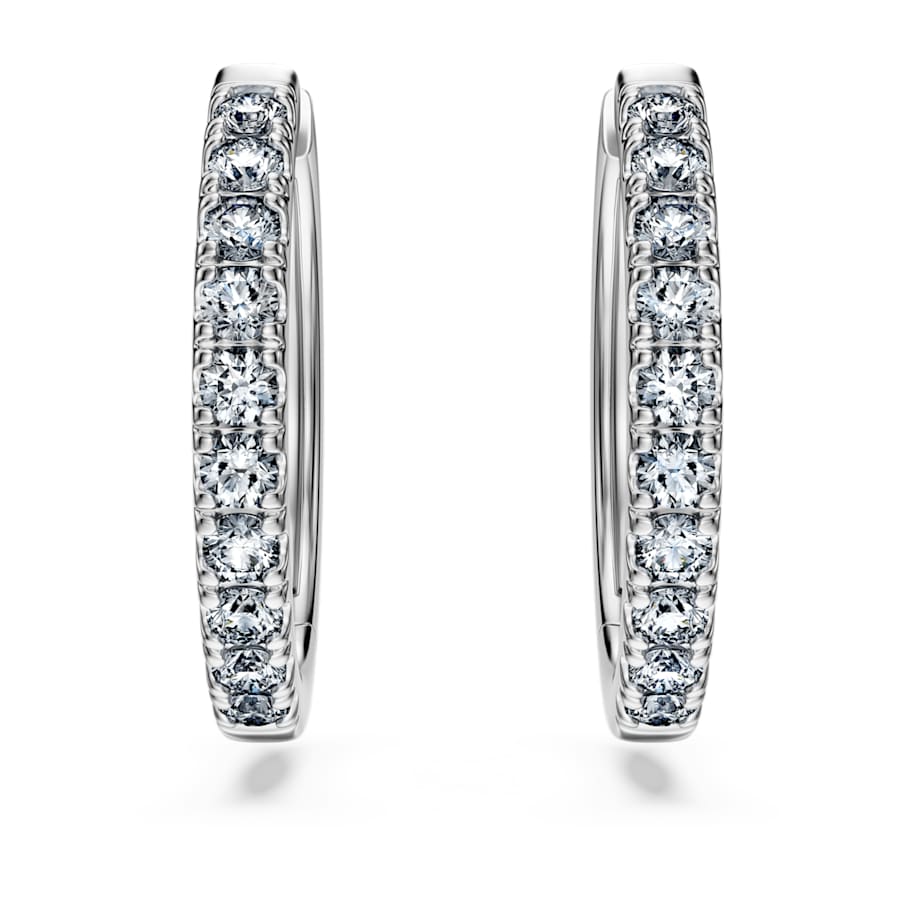 Eternity hoop earrings