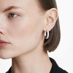 Eternity hoop earrings