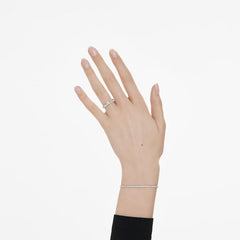 Eternity solitaire ring