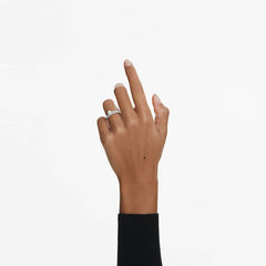 Eternity solitaire ring