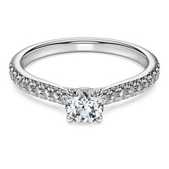Eternity solitaire ring