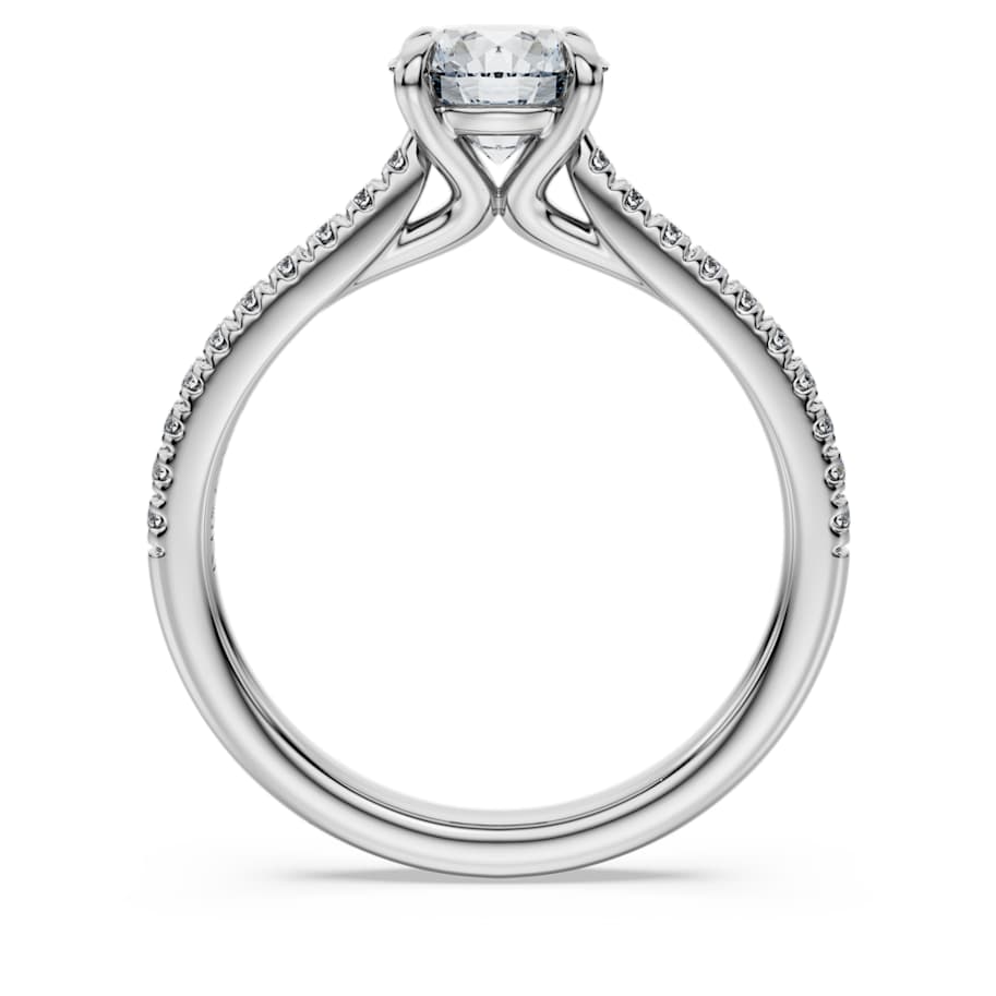 Eternity solitaire ring