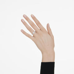 Eternity solitaire ring