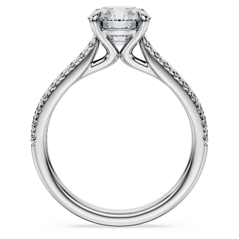 Eternity solitaire ring