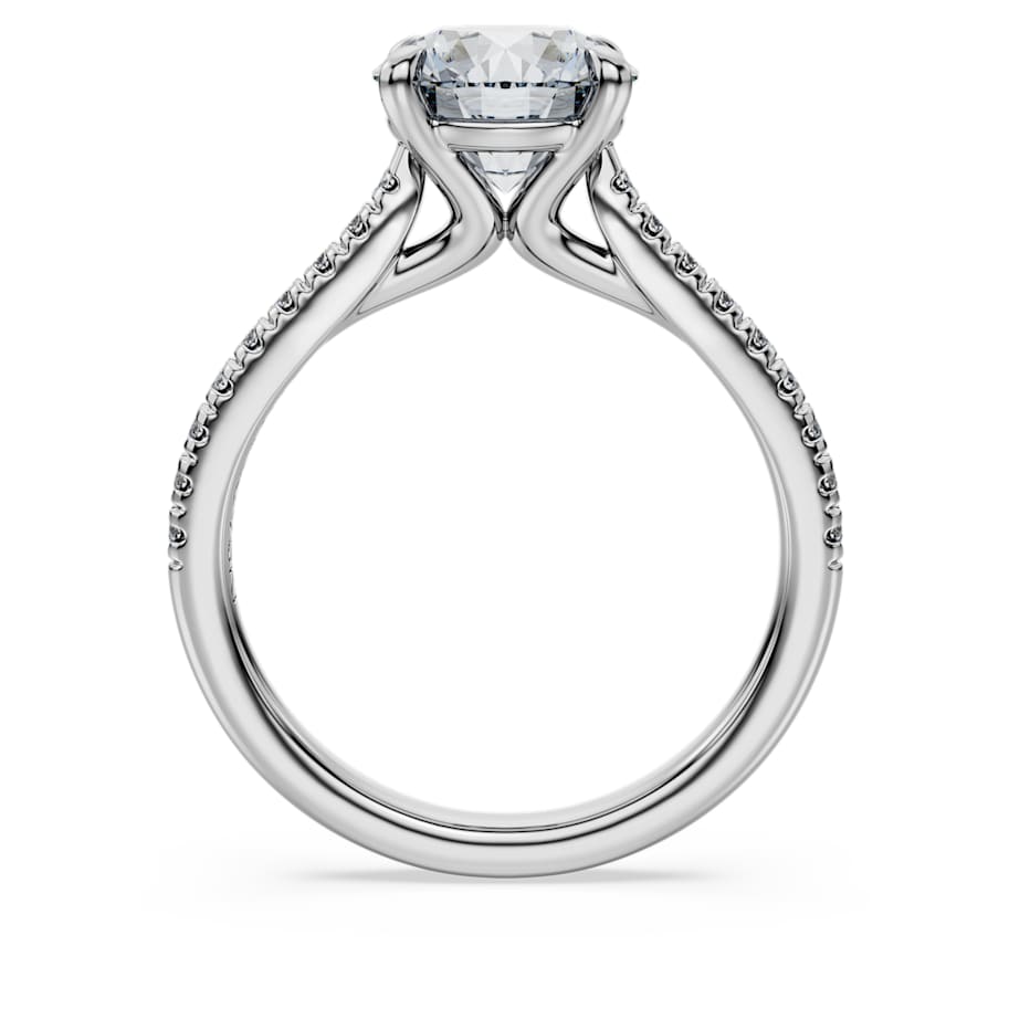 Eternity solitaire ring