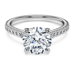Eternity solitaire ring