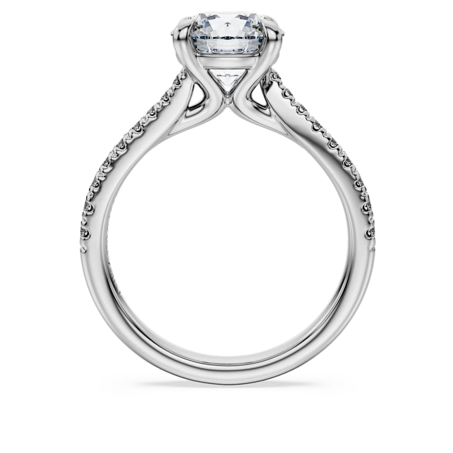 Eternity solitaire ring