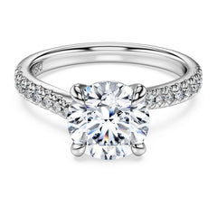 Eternity solitaire ring