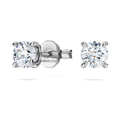 Eternity solitaire stud earrings
