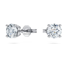 Eternity solitaire stud earrings