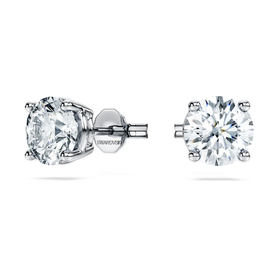 Eternity solitaire stud earrings