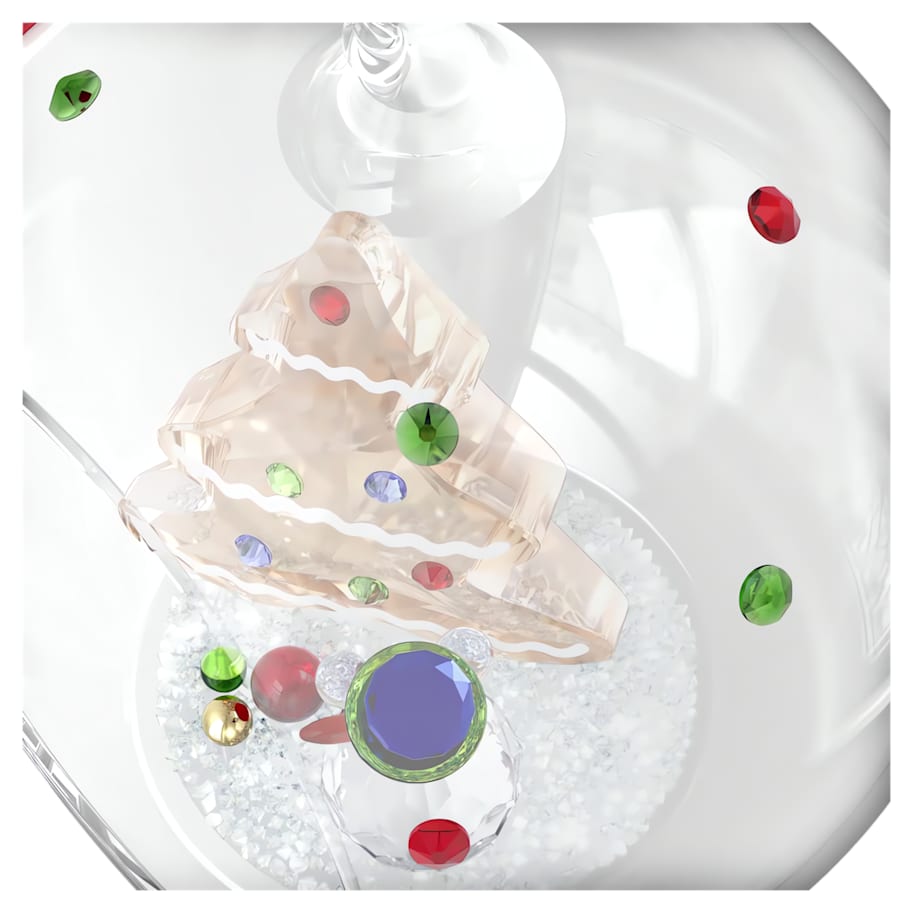 Holiday Cheers Tree and Snowman Ball Ornament