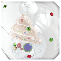 Holiday Cheers Tree and Snowman Ball Ornament
